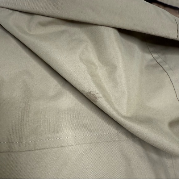 Burberry London Hooded Raincoat Trench Coat Women’s US 14 Tan Check Lining - Picture 11 of 15